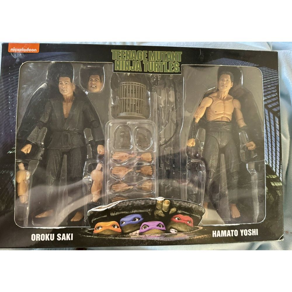 NECA‎ TMNT 2021 Oroku Saki & Hamato Yoshi Teenage Mutant Ninja Turtles Movie